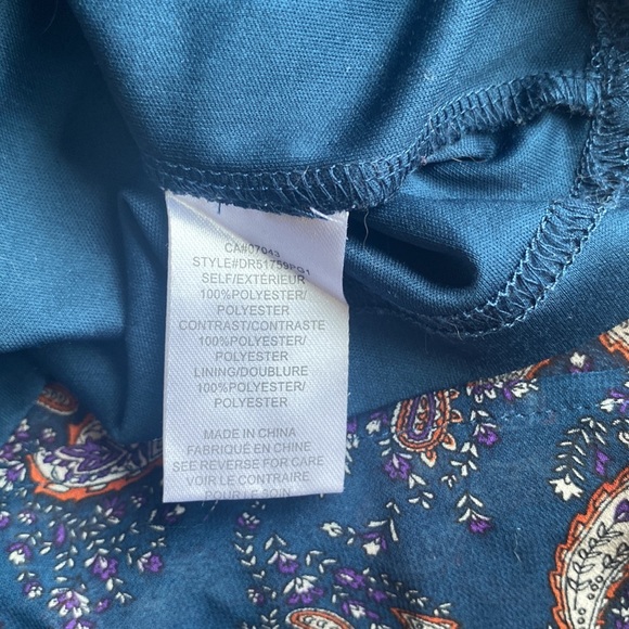 DR2 long sleeve paisley midi dress - Picture 3 of 4